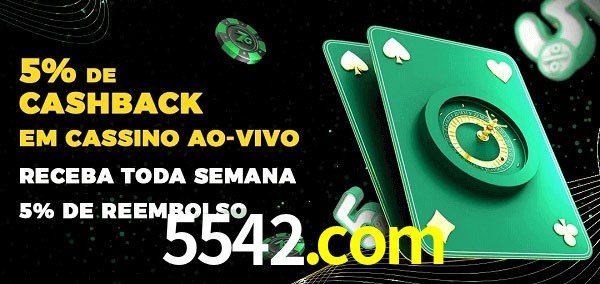 Promoções do cassino ao Vivo 5542.com
